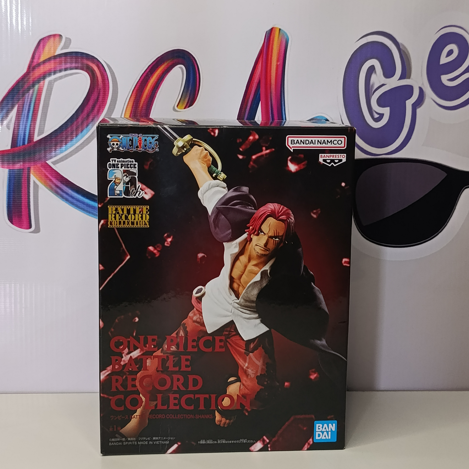 Action Figure Shanks Battle Record One Piece Banpresto Original