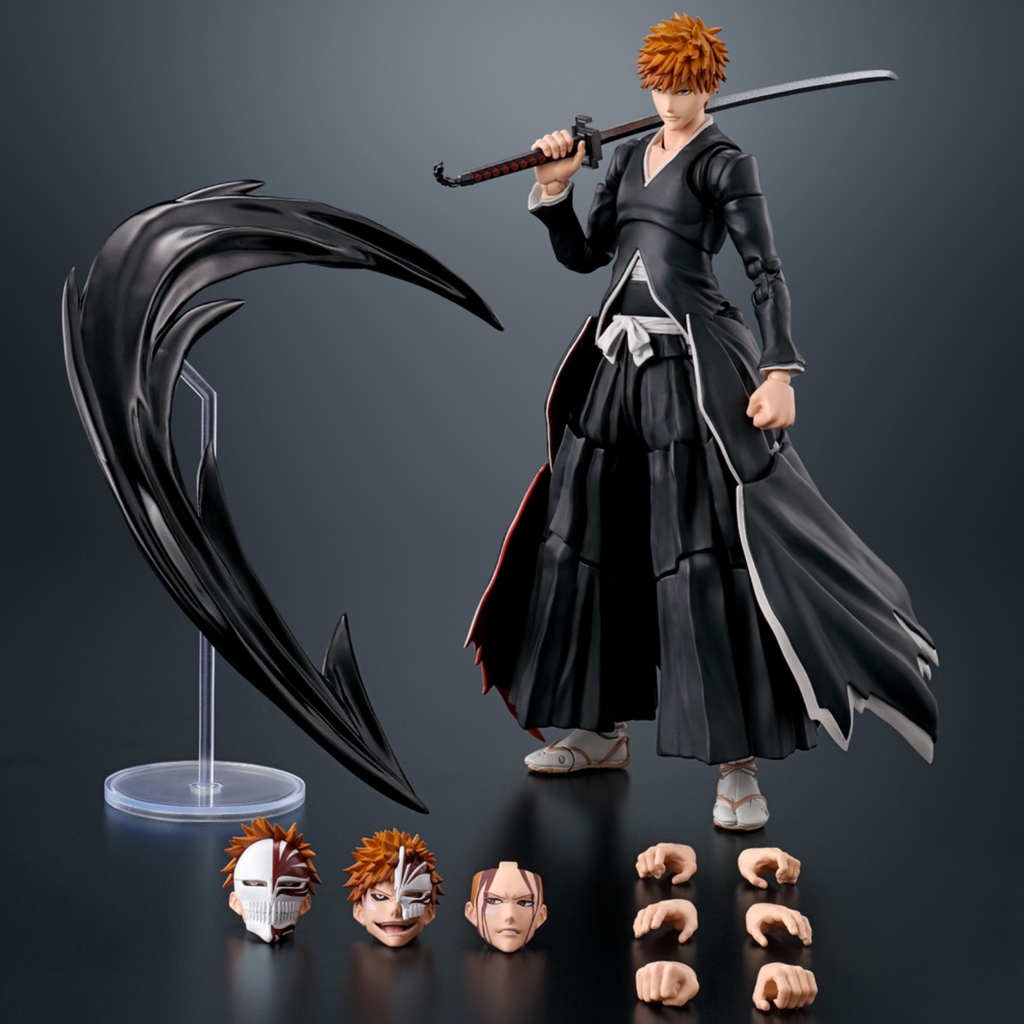 Ichigo Kurosaki (Getsuga Tensho) "SHF" 100%Original Lacrado