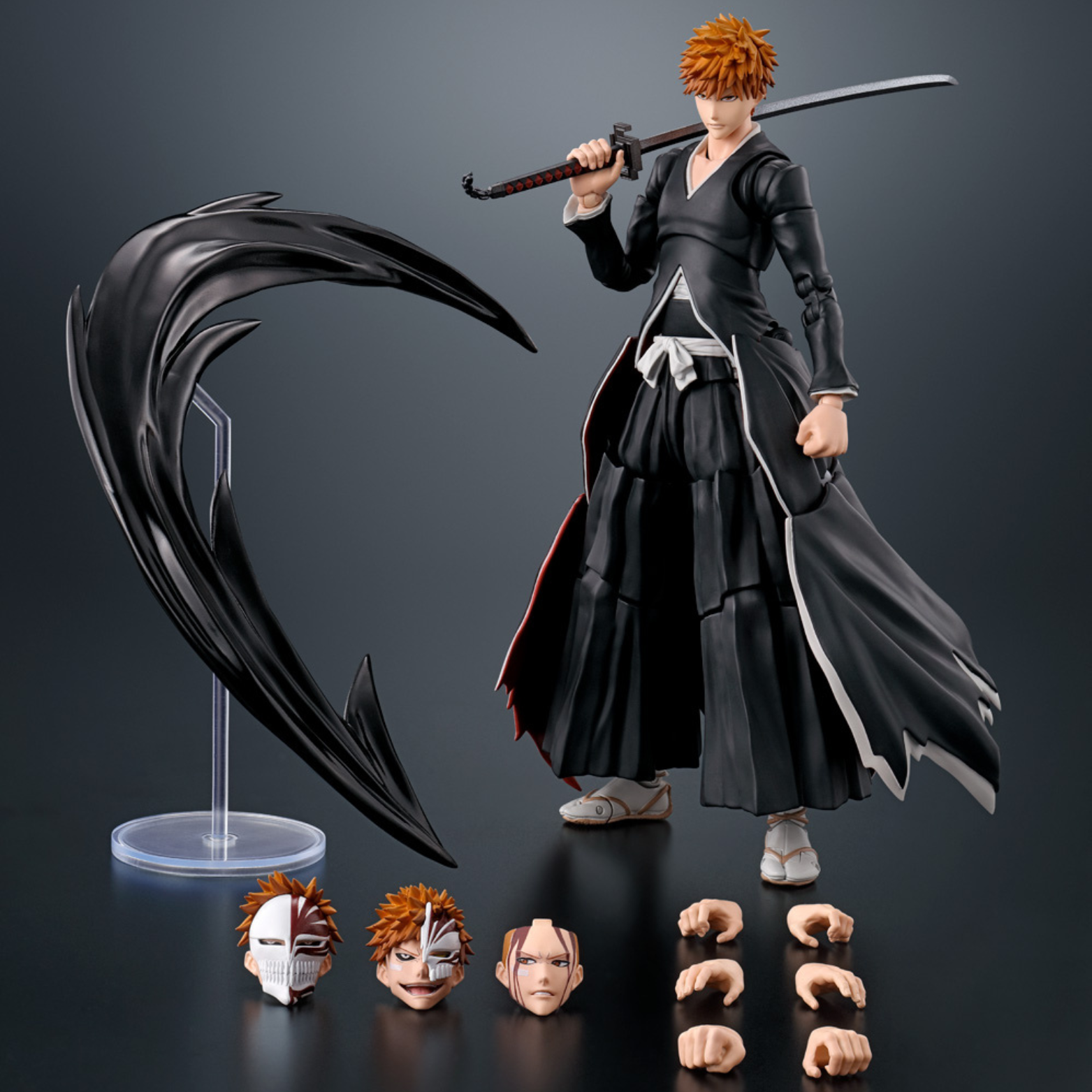 Ichigo Kurosaki (Getsuga Tensho) "SHF" 100%Original Lacrado