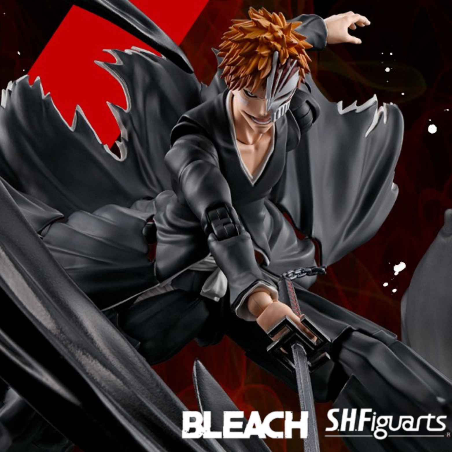 Ichigo Kurosaki (Getsuga Tensho) "SHF" 100%Original Lacrado
