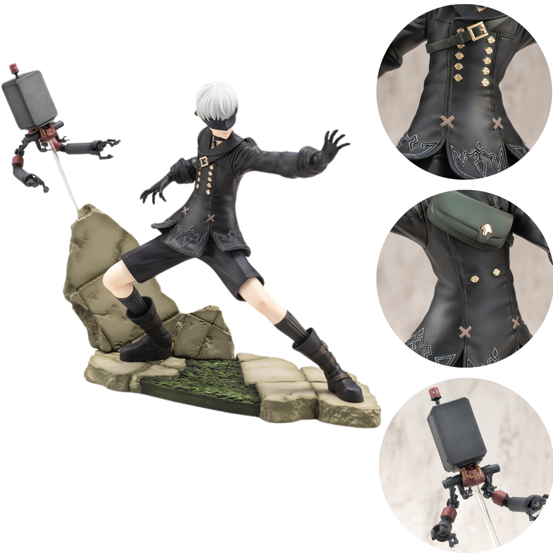 2B e 9S [NieR:Automata Ver1] " ARTFX J" 100% Original Lacrado