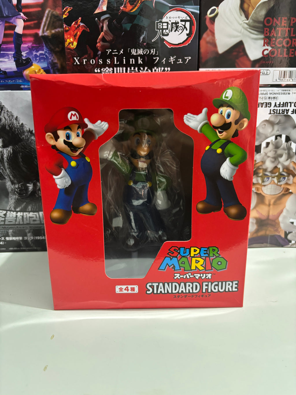 Luigi " Standard Figure" Nitendo %100 Original Lacrado