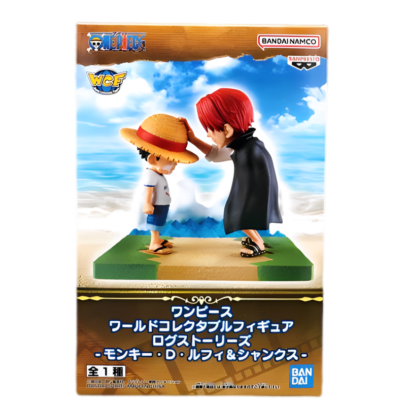 Luffy ＆ Shanks "WFC"  Log Stories 100% Original Bandai