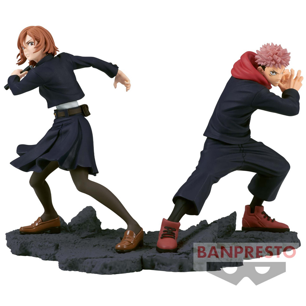 SET Kugisaki Nobara e Itadori Yuji   "COMBINATION BATTLE" 100% Original BANPRESTO