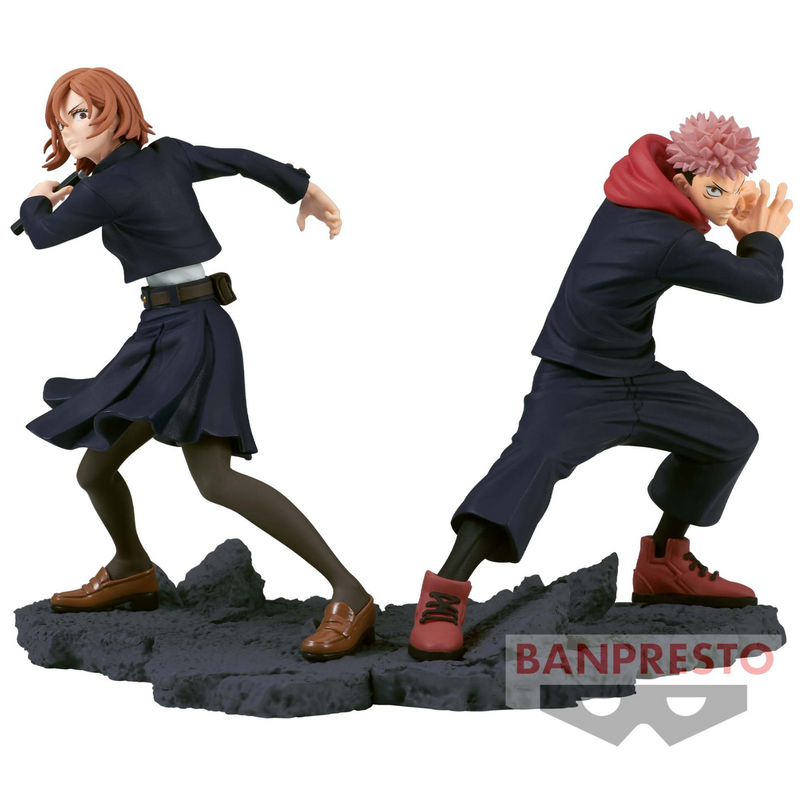 Kugisaki Nobara e Itadori Yuji SET  "COMBINATION BATTLE" 100% Original BANPRESTO