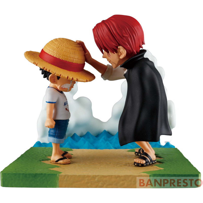 Luffy ＆ Shanks "WFC"  Log Stories 100% Original Bandai