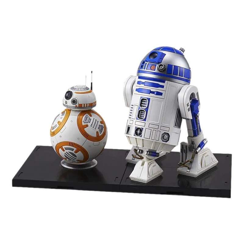 BB-8 & R2-D2- Model Kit-100% Original Bandai -Star Wars