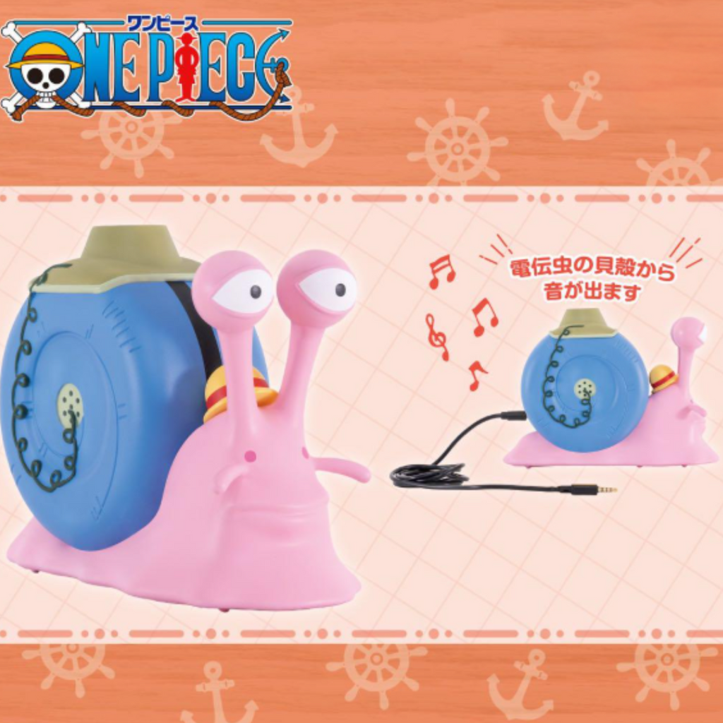 Denden Mushi  "Alto-falante"  Speaker-Monkey D. Luffy ver 100% Original Lacrado (Banpresto)