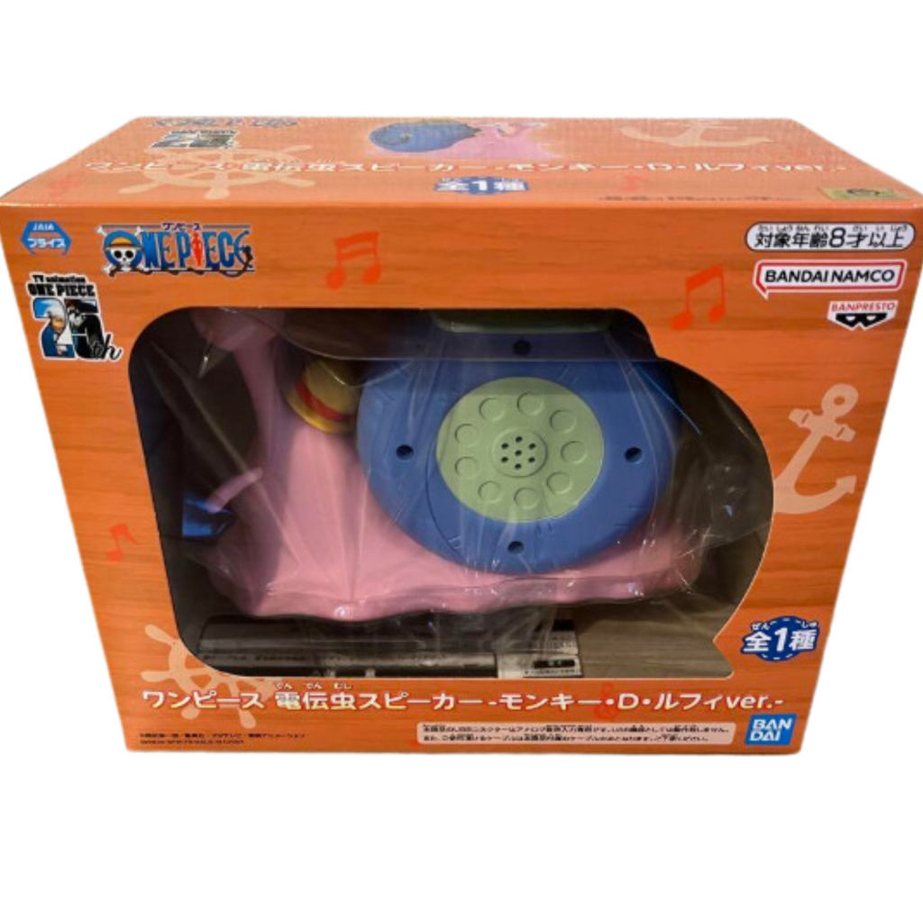 Denden Mushi  "Alto-falante"  Speaker-Monkey D. Luffy ver 100% Original Lacrado (Banpresto)
